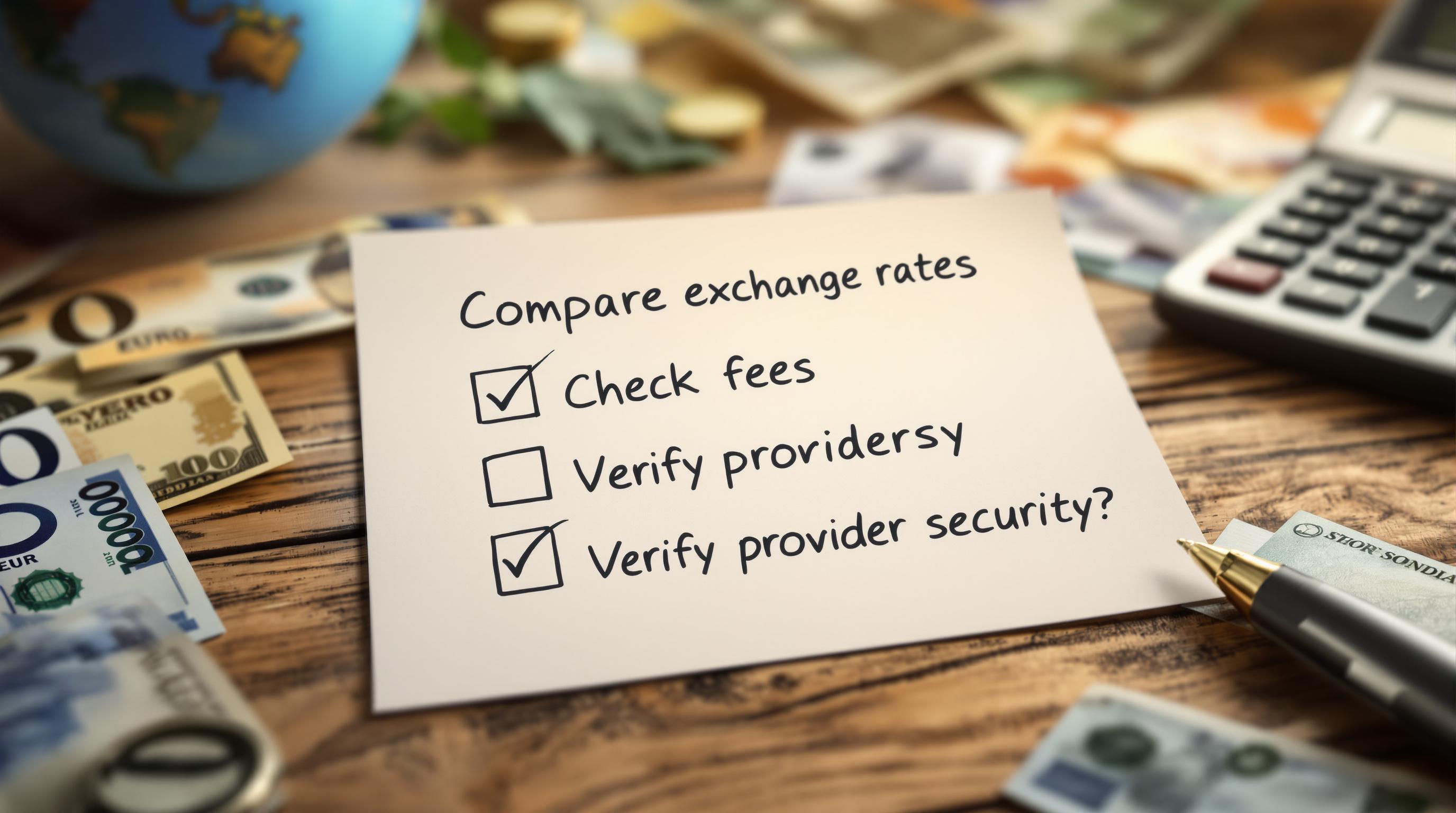 currency exchange, foreign currency, exchange rates, fees, fraud protection